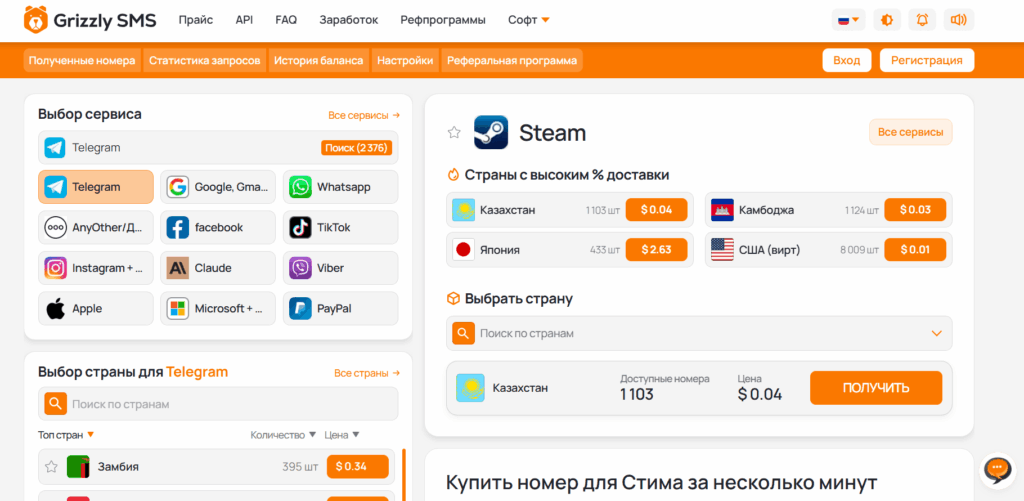 Сервис Grizzly Sms Сервис Grizzly Sms