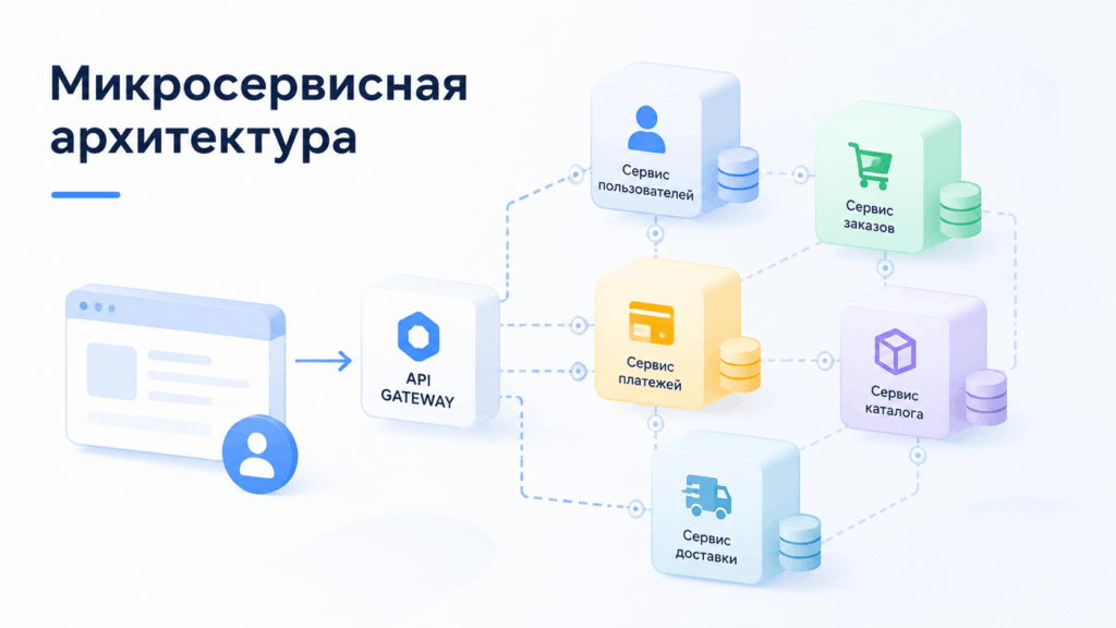 Что такое микросервисная архитектура и как она работает