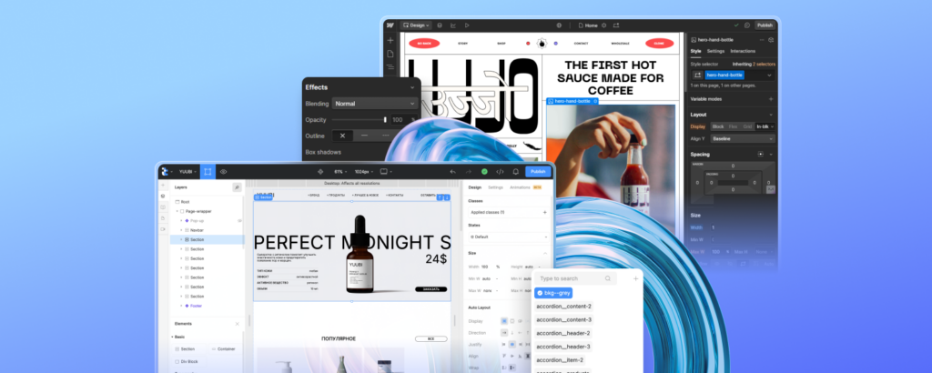 Taptop vs Webflow: как делать сайты для бизнеса в России без рисков и ограничений