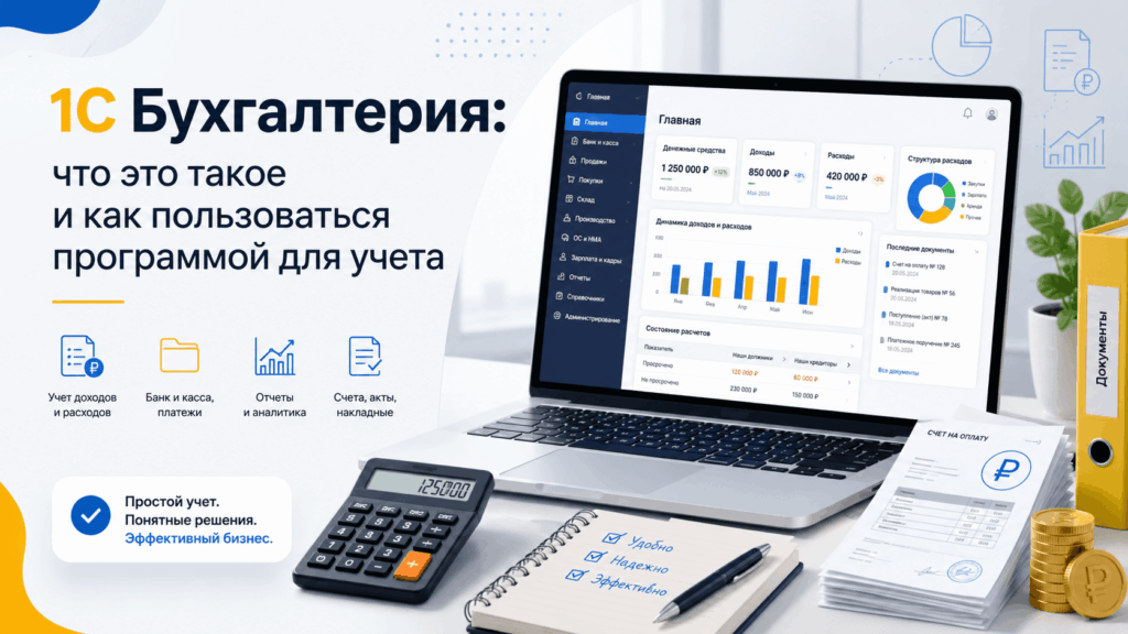 1С Бухгалтерия: что это такое и как пользоваться программой для учета