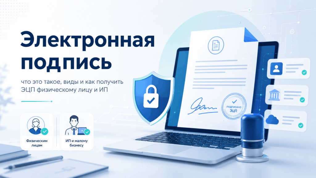 Электронная подпись: что это такое, виды и как получить ЭЦП физическому лицу и ИП