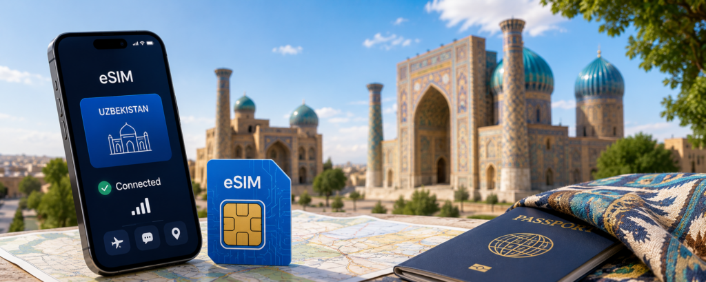 eSIM Узбекистан: инструкция по оформлению и тарифы для путешествий