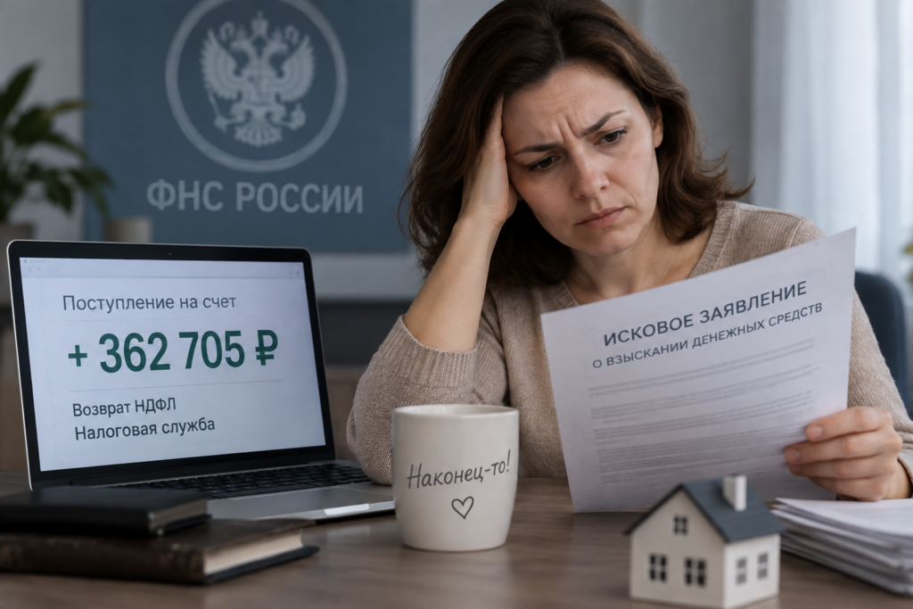 Налоговая вернула женщине 362 тысячи рублей, а потом потребовала их обратно