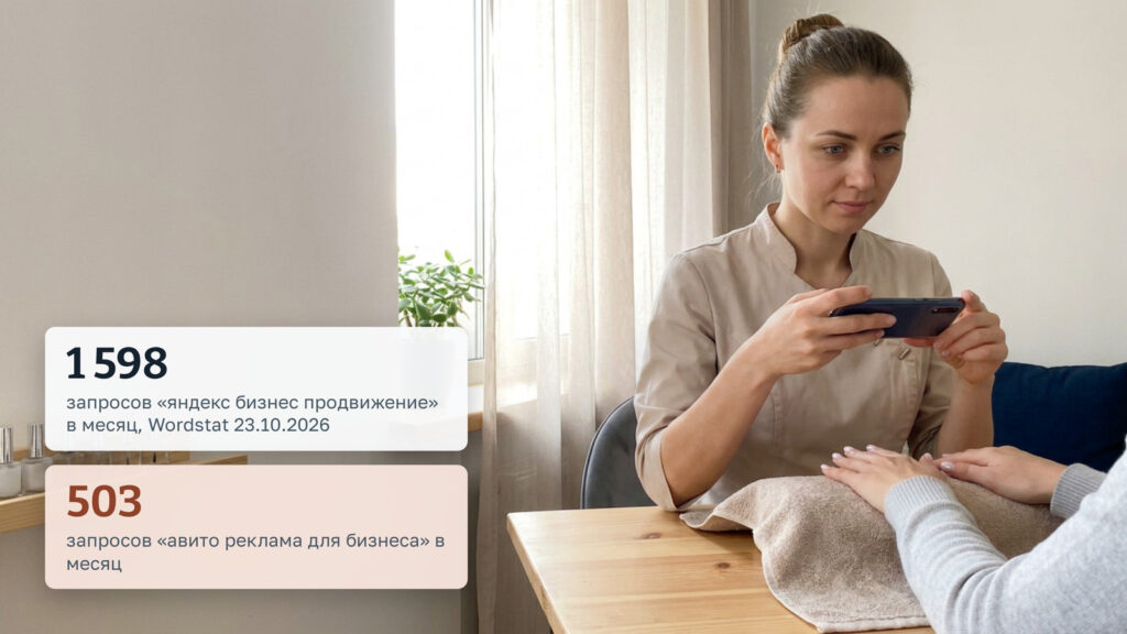 Как владелец малого бизнеса ищет продвижение: Яндекс Бизнес в десять раз чаще Директа и другие цифры Wordstat